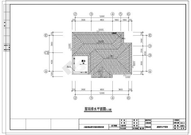 某别墅建筑结构水电全套CAD节点设计完整图纸-图一