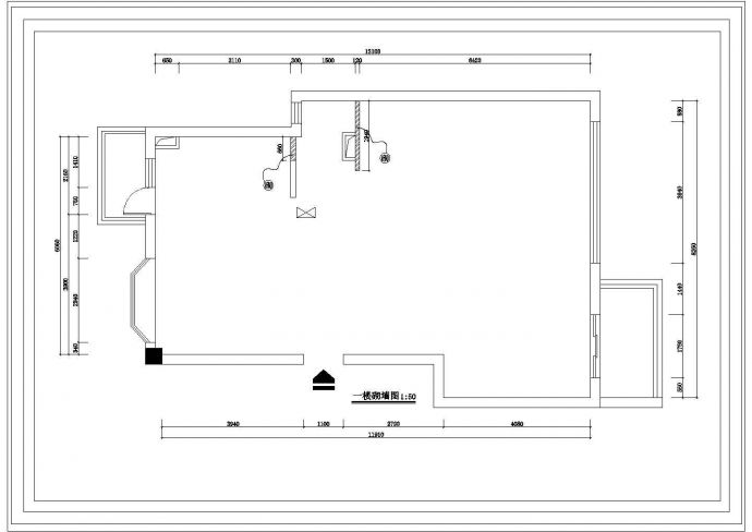 某别墅装修全套CAD设计构造完整详细施工图_图1
