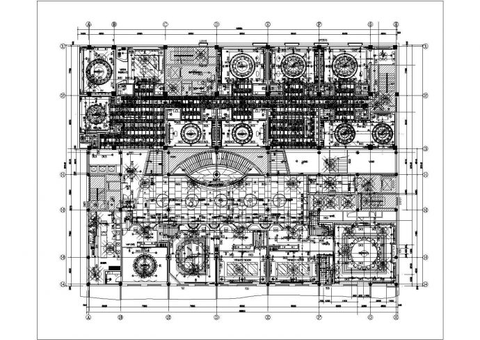 某娱乐中心餐厅CAD节点详细施工构造图纸_图1