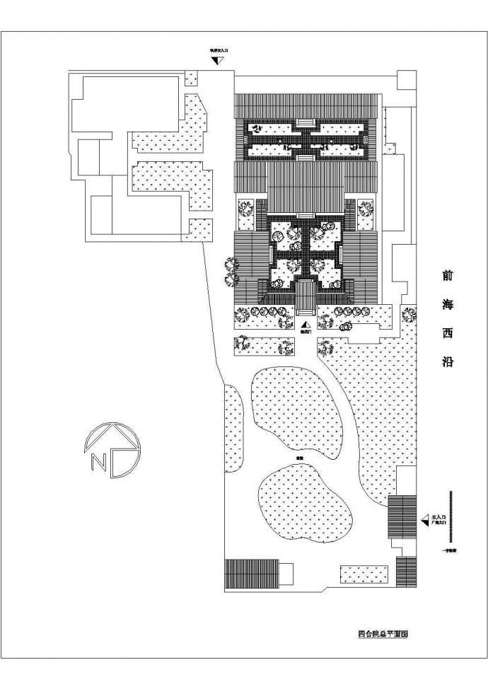 某住宅小区CAD完整设计平面立面图纸_图1