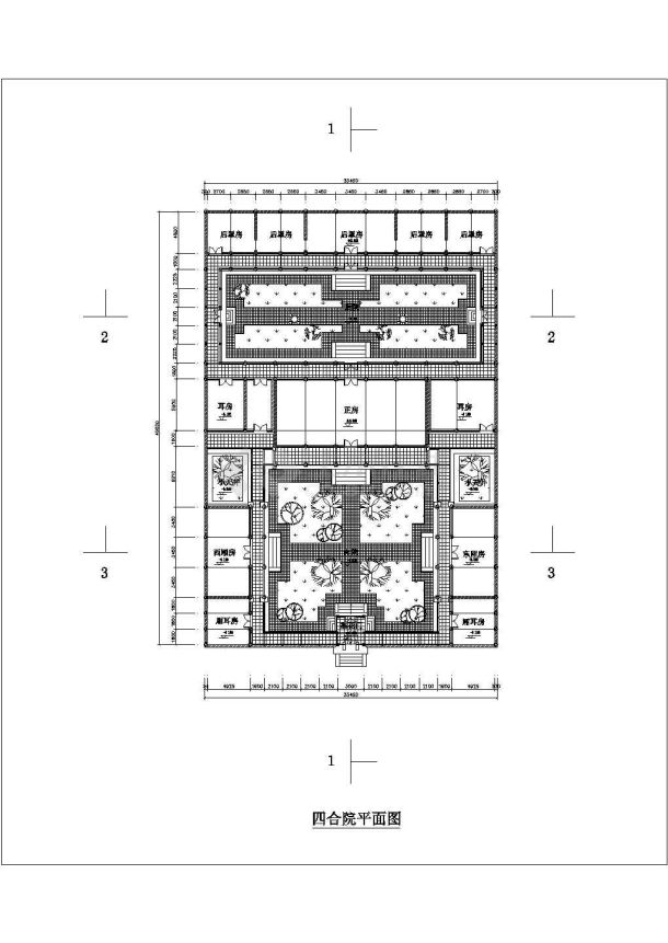 某住宅小区CAD完整设计平面立面图纸-图二
