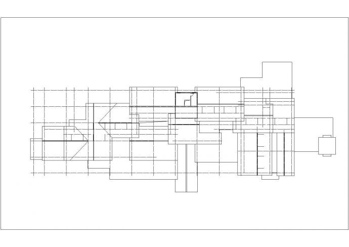 某度假村CAD平立剖构造节点设计施工图_图1