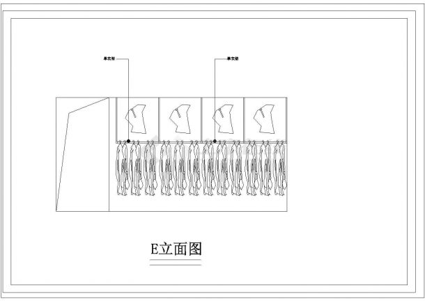 某服装店装修CAD节点构造设计方案图-图二