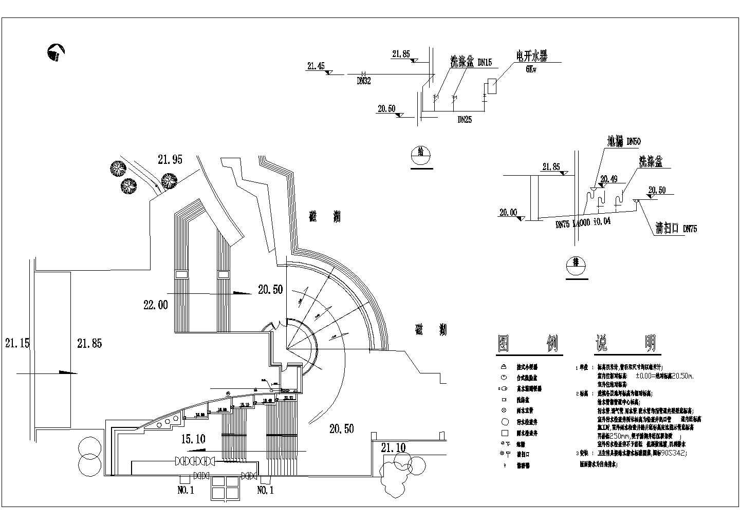 某园林灌溉系统CAD大样完整构造设计图
