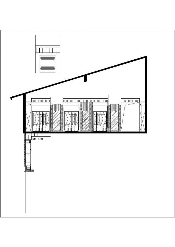 某别墅样板房高尔夫会所CAD详细构造节点图-图二