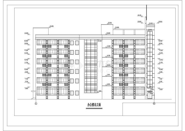 某办公楼建筑结构大样图全套CAD施工节点图纸-图二