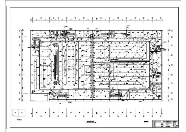 某综合商场消防CAD节点详细构造设计图-图一