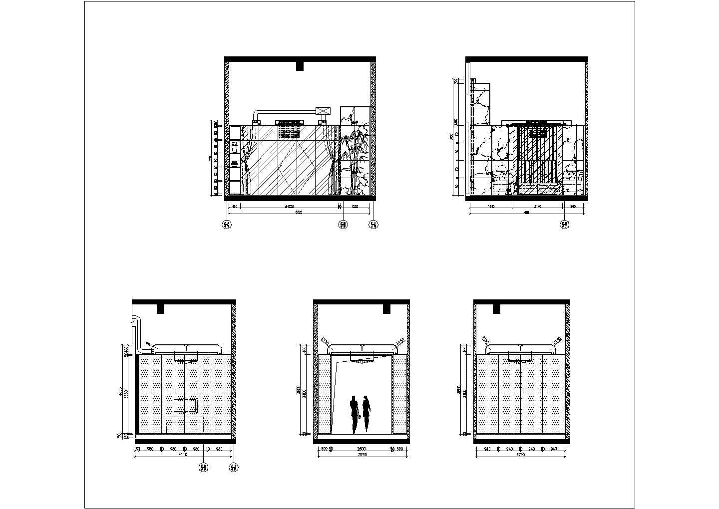 某新楼盘售楼处CAD设计构造节点完整施工图