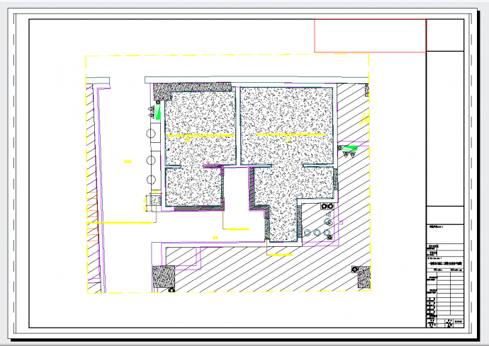 某地区卫生间立面图施工图CAD图纸_图1