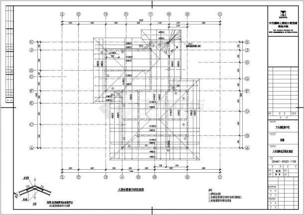 某别墅详细设计构造完整全套CAD图纸-图一