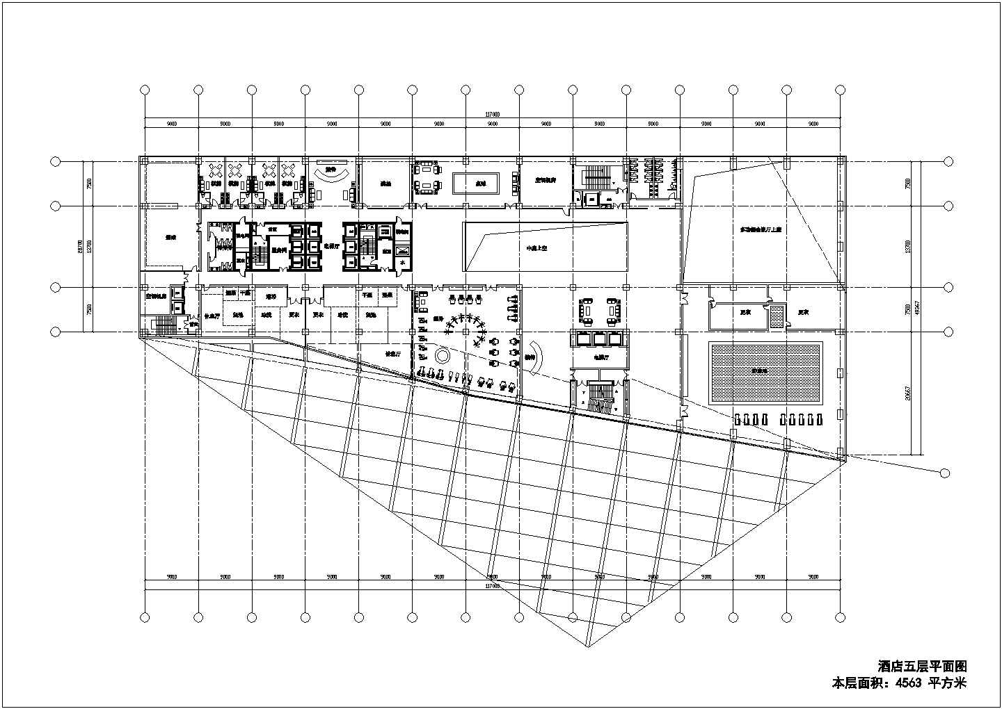 某兰州行政中心CAD详细平立剖构造设计图纸