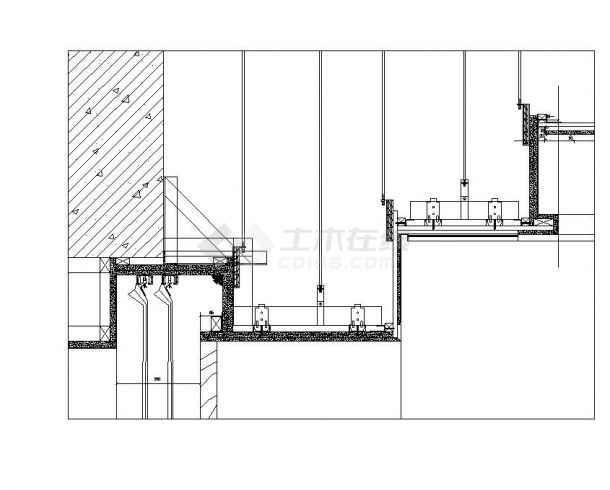某市万达酒店设计室内标准集天花地面墙体隔墙门家具设计CAD详图-图二