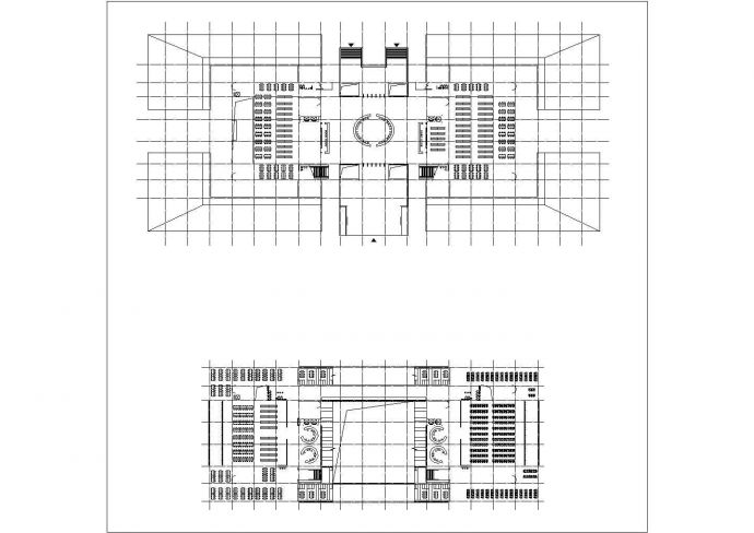 某南京交通职业技术学院学校建筑图书馆CAD节点详细平面_图1