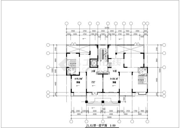黄冈市清河小区经典热门户型设计CAD图纸（共30张）-图二