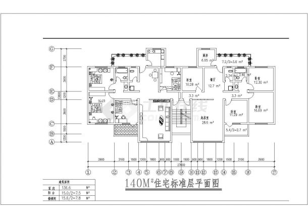 驻马店市和丽佳苑小区经典户型设计CAD图纸（共70张）-图二