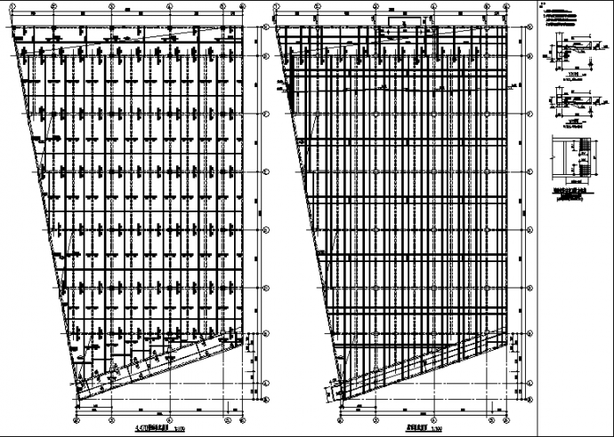 广东二套豪华超市综合楼建筑设计施工cad图纸（含说明）_图1