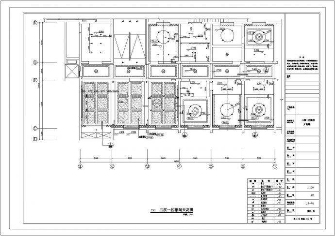 某新中式大酒店CAD节点完整构造装修图雅间_图1