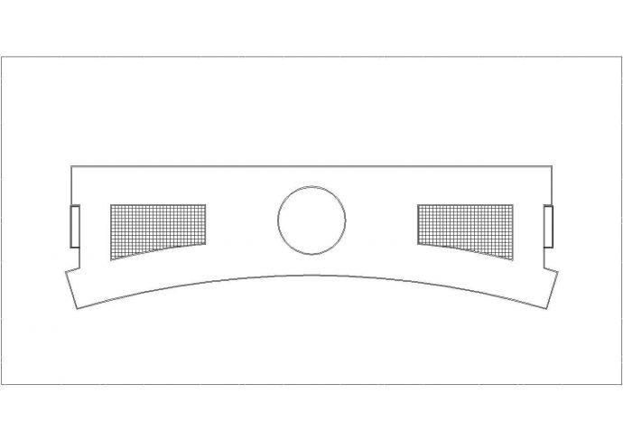 某市民中心CAD设计完整节点平立面_图1