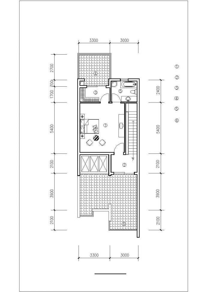 某城市精品大型别墅建筑方案全套户型设计施工CAD图纸_图1