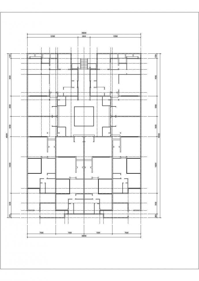 某城市精品组院别墅建筑方案全套户型设计施工CAD图纸_图1