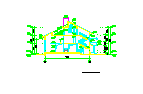 两层小别墅建筑设计CAD图纸_图1