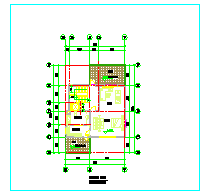 小别墅建筑设计CAD平面图