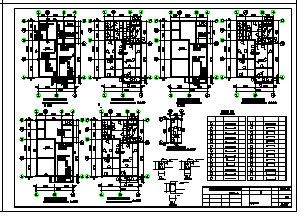 私人住宅建筑结构设计施工CAD全图-图一