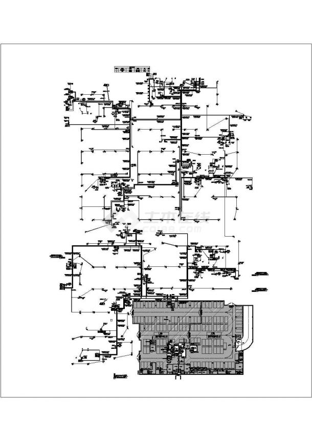 某电力CAD全套构造设计节点平面图-图二