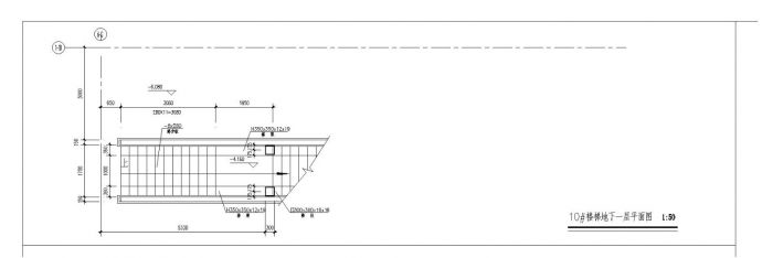 某城市钢楼梯节点构造设计CAD规划详图_图1