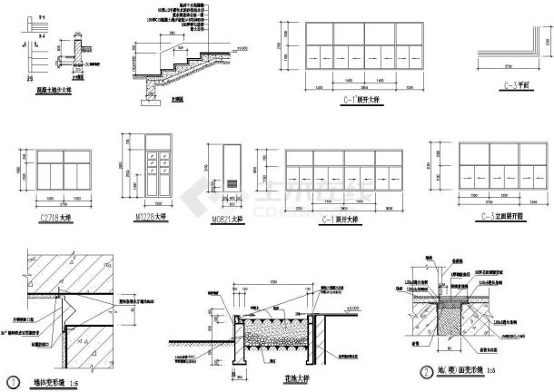 某学生宿舍建筑CAD详细构造设计完整图-图一