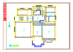 上海某别墅装修设计CAD图