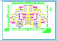 排屋别墅建筑设计CAD图纸-图一