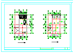 某地带阁楼别墅建施设计CAD图纸_图1