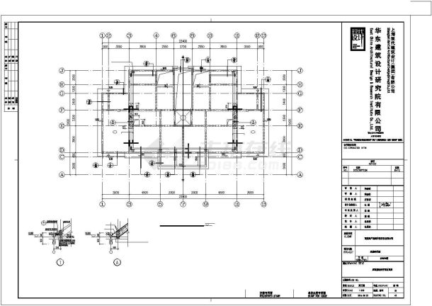某两栋地上七层剪力墙结构住宅楼结构设计施工CAD图纸-图二