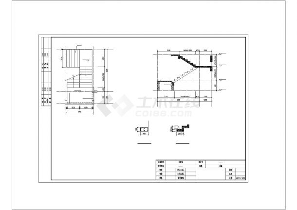某自建住宅房建筑结构设计施工CAD图纸-图二
