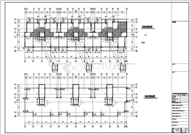 某地上11层剪力墙结构住宅楼建筑结构设计施工CAD图纸-图二