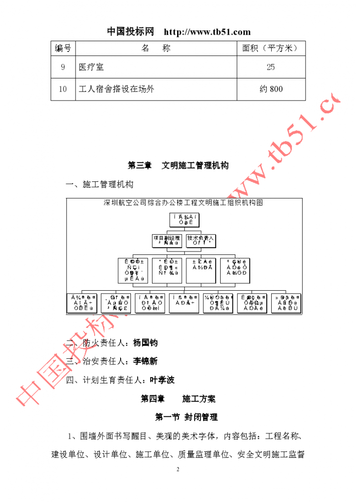 深圳航空公司综合办公楼工程文明施工方案-图二