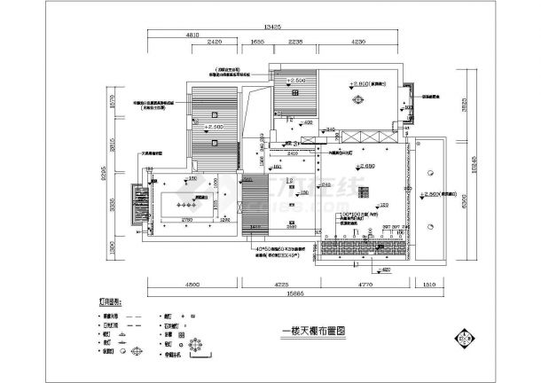 梦园别墅详细设计施工全套建筑平立面CAD图纸-图二