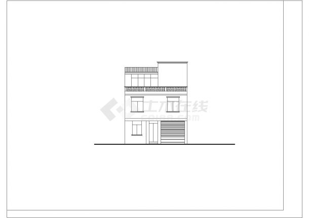 【安徽】某农村自建民用住宅楼全套施工设计cad图纸-图一