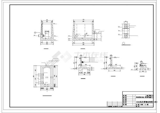[江苏]泵站更新改造工程设计cad施工图纸-图二