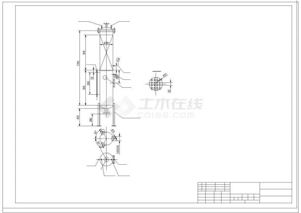 2T-H气浮设备及配套排渣系统设计cad施工图纸-图一