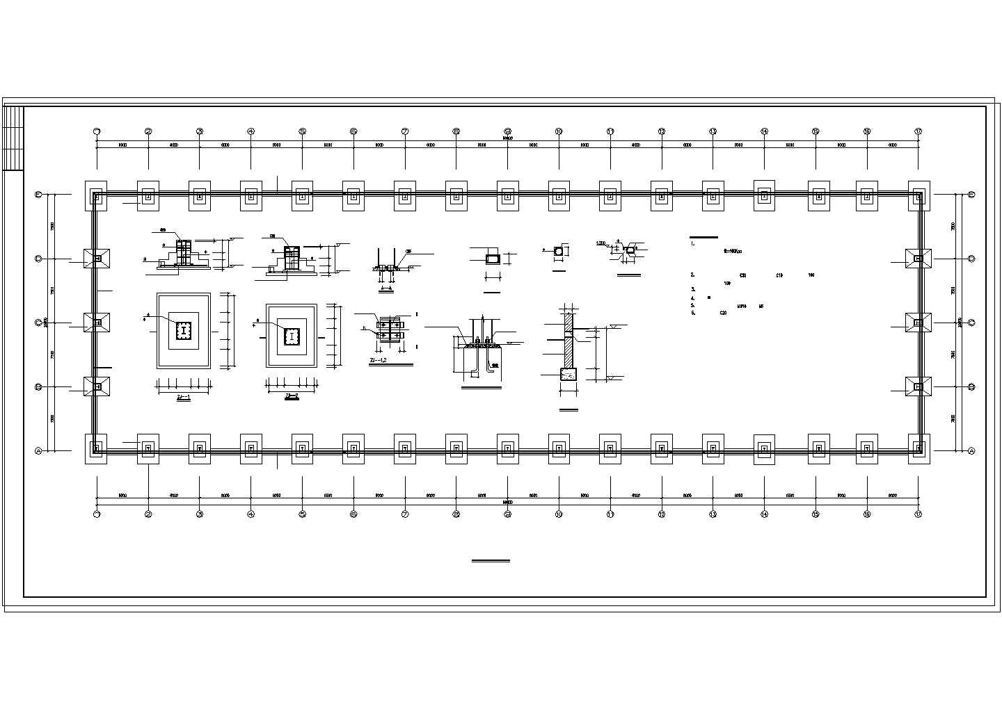 厂房设计_30米跨度钢结构厂房结构设计cad图纸