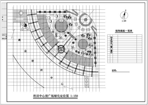 某广场全套环境设计cad施工图-图二