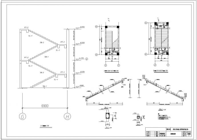 四层框架结构教学楼建筑工程量计算实例（含cad施工图纸）_图1
