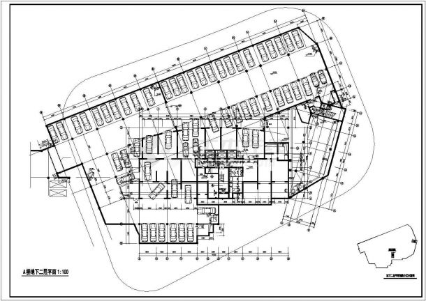 重庆胜利南路某7.8万平米37层剪力墙结构住宅楼建筑设计CAD设计图-图一