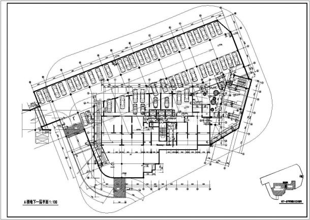 重庆胜利南路某7.8万平米37层剪力墙结构住宅楼建筑设计CAD设计图-图二