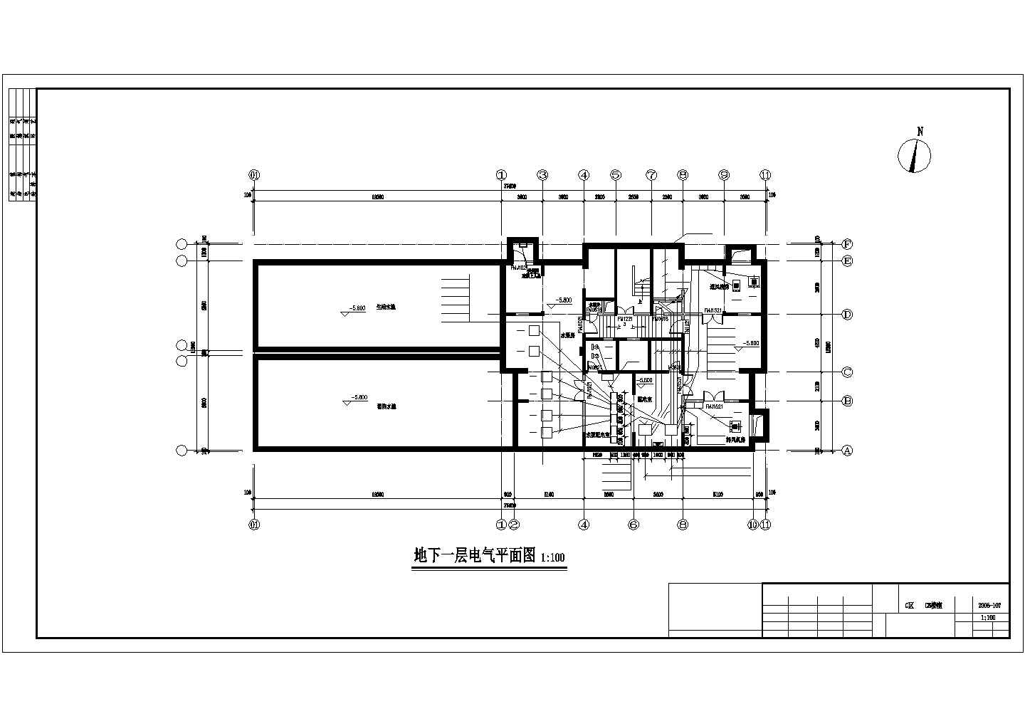 某公寓宿舍楼电气（消防、配电）设计方案图