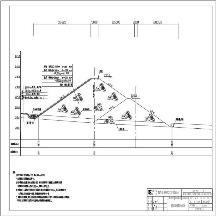 初期坝横断面图-模型。pdf_图1