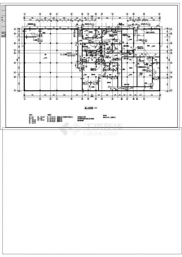 吉林省博士后公寓住宅楼建筑设计CAD方案图（含地下室）-图一