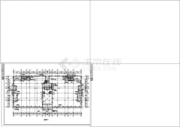 吉林省博士后公寓住宅楼建筑设计CAD方案图（含地下室）-图二